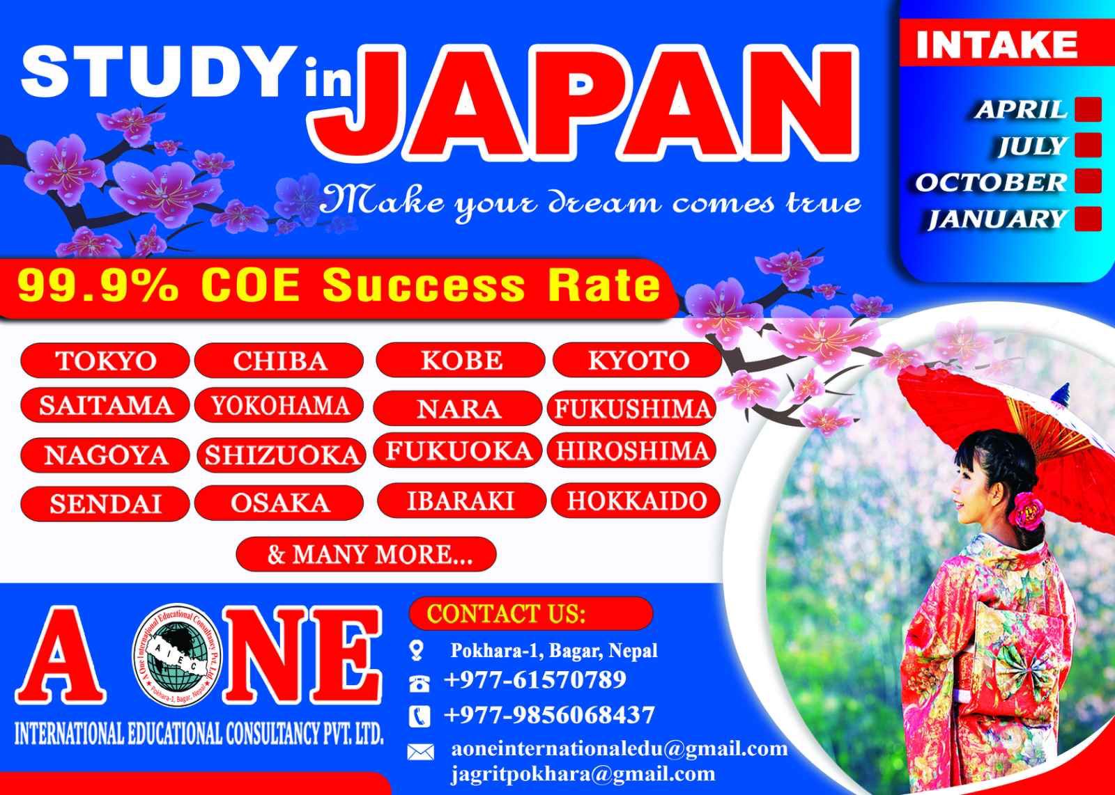 study in Japan