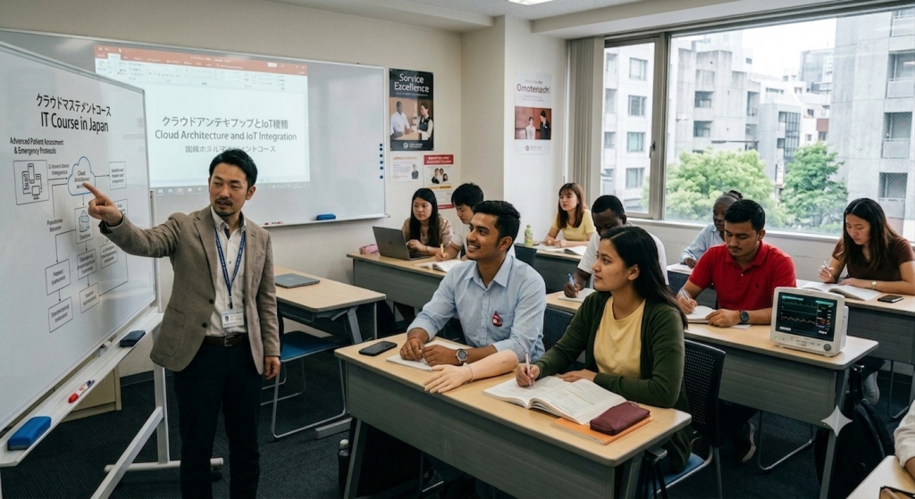 it course in japan nursing course in japan students