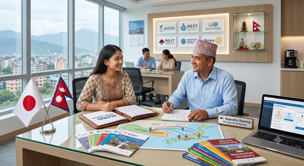 cholarship in japan for nepalese students consultation